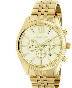 Michael Kors gold tone MK-8281watch GUC